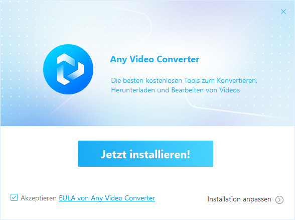 Any Video Converter Free installieren