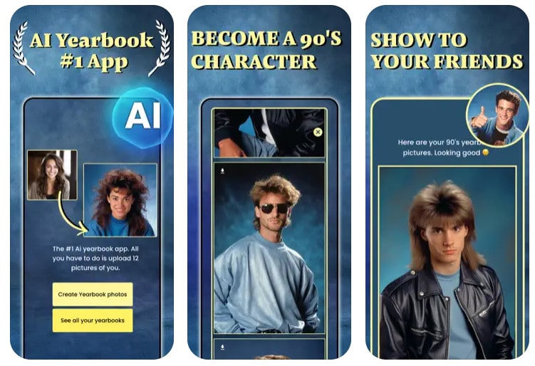 90s yearbook ai