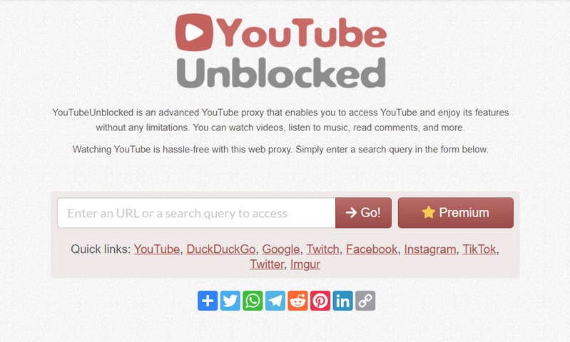 youtubeunblocked