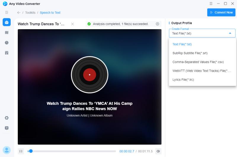 How to Convert Speech to Text with Any Video Converter