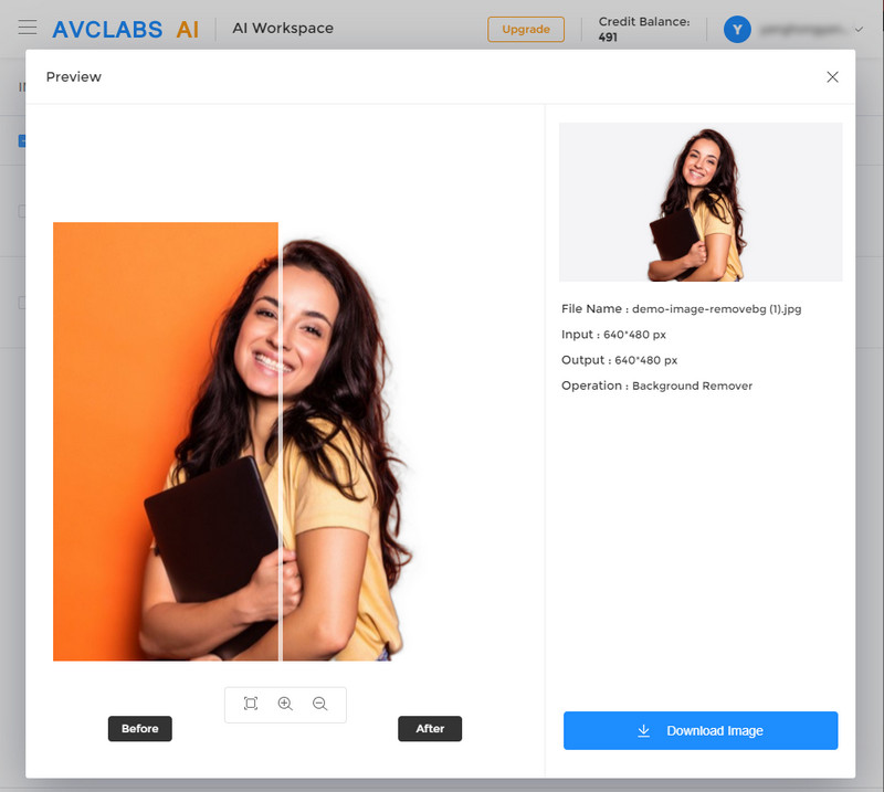 avclabs photo bg removal online
